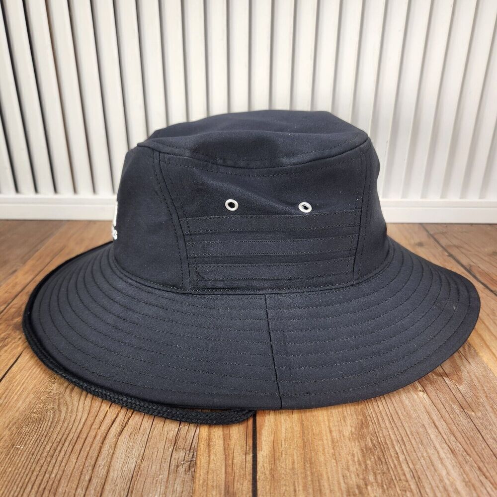 Adidas Aeroready Victory Bucket Hat Black Sun Protection Outdoor One Size Hiking - Picture 6 of 13